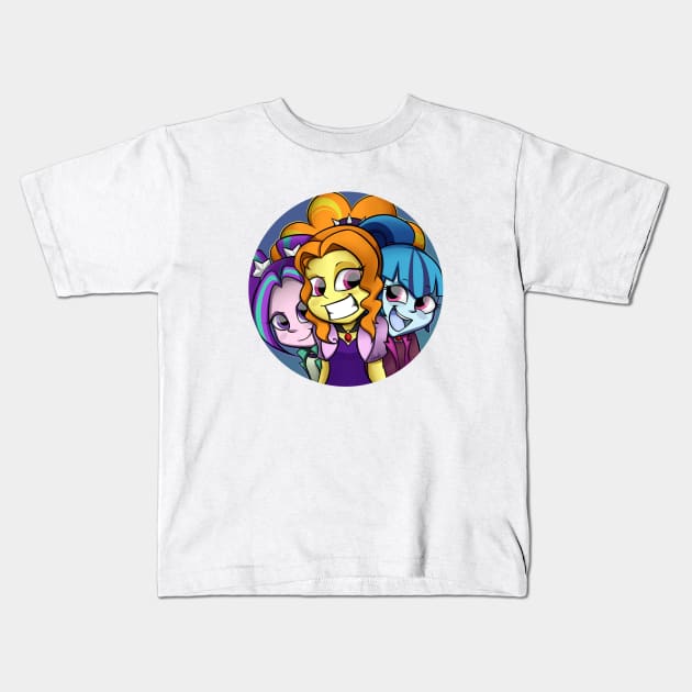 Dazzlings Kids T-Shirt by MidnightPremiere